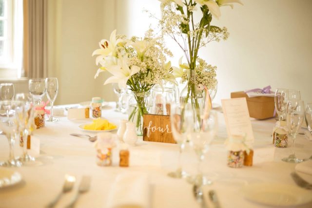 décoration table de mariage