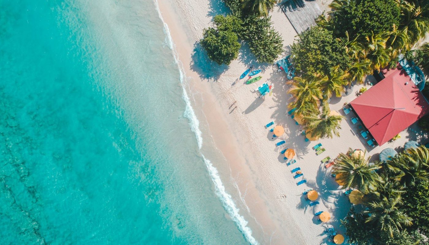 aerial view of beach during daytime