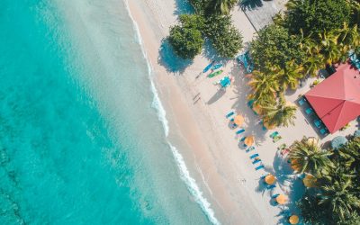 aerial view of beach during daytime