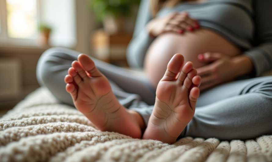 Pourquoi les pieds gonflent-ils pendant la grossesse ?
